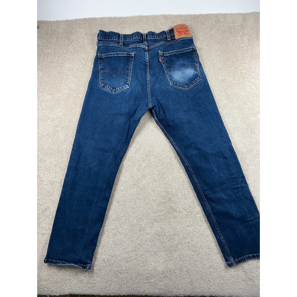 Levi's 505 Jeans Mens‎ 38x30 Blue All Day Comfort Everyday Wear Straight Leg - Picture 7 of 10
